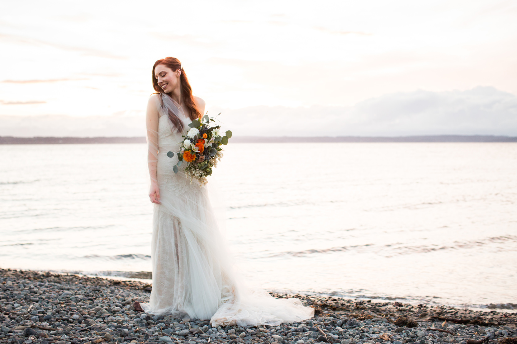 Golden Gardens Beach Elopement
